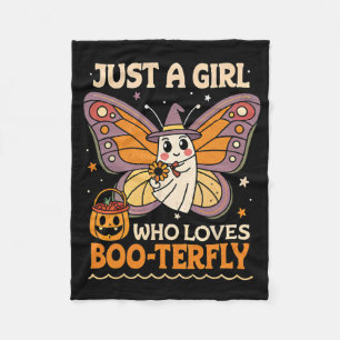 Cobertor De Velo Apenas Uma Menina Que Ama Borboleta De Boo-terfly