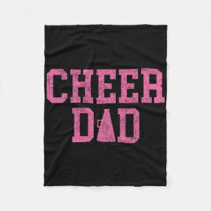 Cobertor De Velo Aplaudir Pai Vintage Retro Cheerleading Rosa