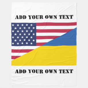 Cobertor De Velo Apoio americano ao Travesseiro decorativo da Ucrân
