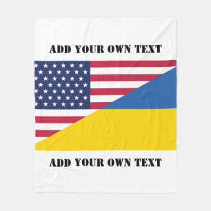 Cobertor De Velo Apoio americano ao Travesseiro decorativo da Ucrân
