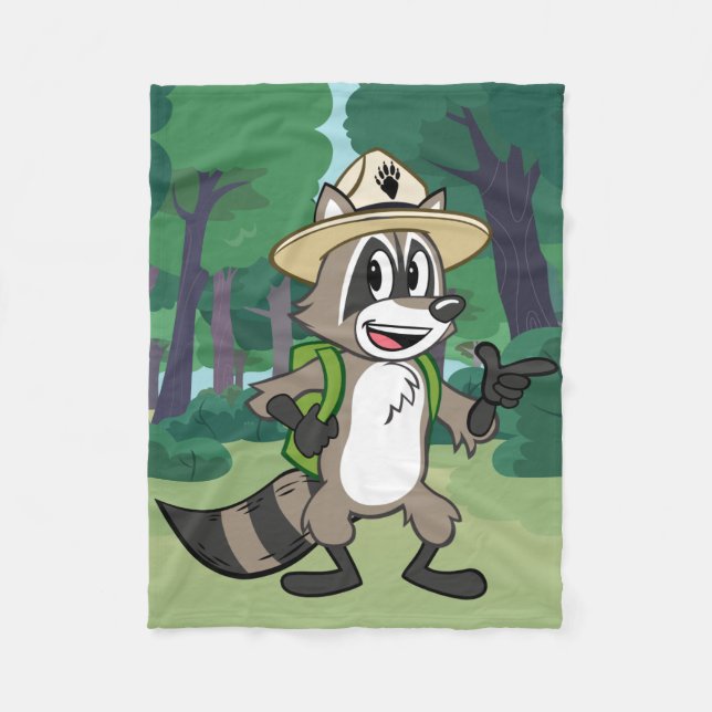 Cobertor De Velo Apontar do rick da guarda florestal do rick | da (Frente)