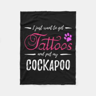 Cobertor De Velo Apoo Cachorro Tatuagem Engraçada Cachorro Mãe Dota