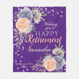 Cobertor De Velo Aposentadoria Floral Peony Rosa Puro