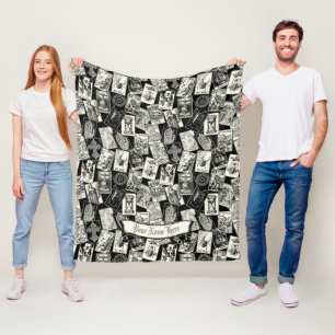 Cobertor De Velo Apotário de Bruxaria Vitoriana de Tarot Gótico