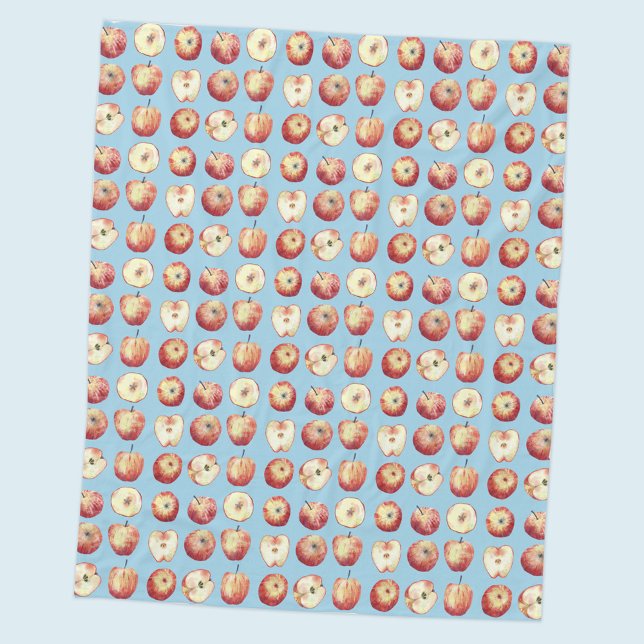 Cobertor De Velo Apple Watercolor (Criador carregado)