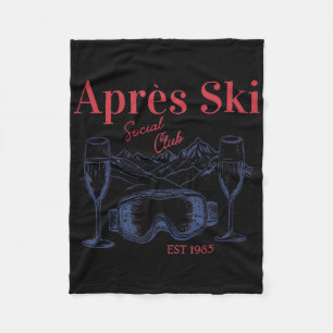 Cobertor De Velo Apres Ski Social Club Bebendo Mulheres no inverno
