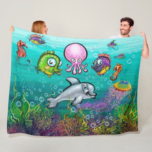 Cobertor De Velo Aqua Babies Fleece Blanket (In Situ)