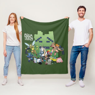 Cobertor De Velo Aqua Teen Hunger Force Villains