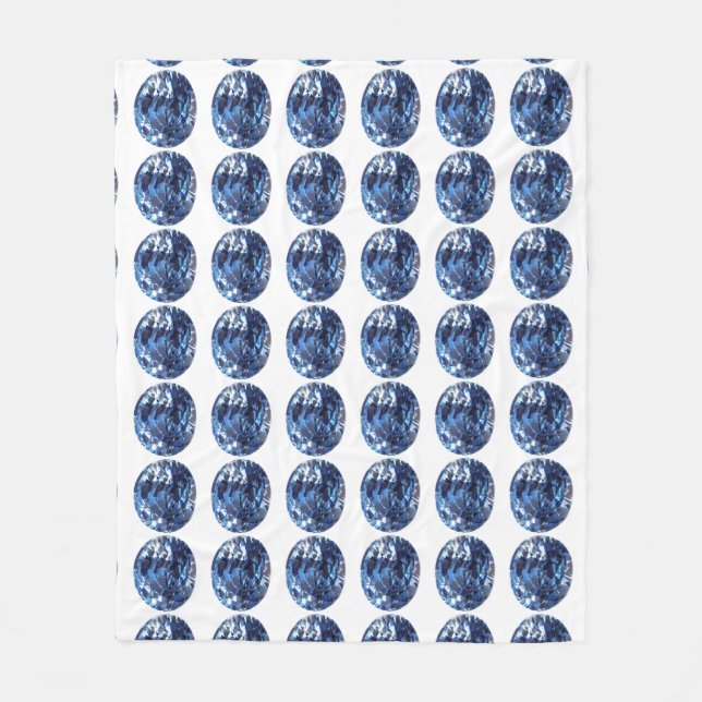 Cobertor De Velo Aquamarine Gemstone, Sky Blue (Frente)