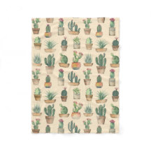 Aquarela Cactos Natureza Botânica