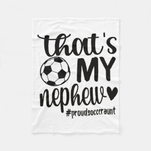 Cobertor De Velo Aquela é Minha Sobrinha Orgulhosa Tia de Futebol O
