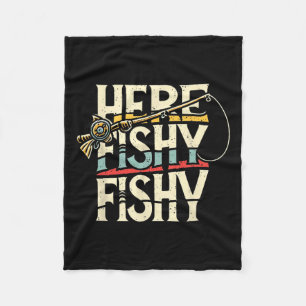 Cobertor De Velo Aqui Pesca De Peixes Engraçados