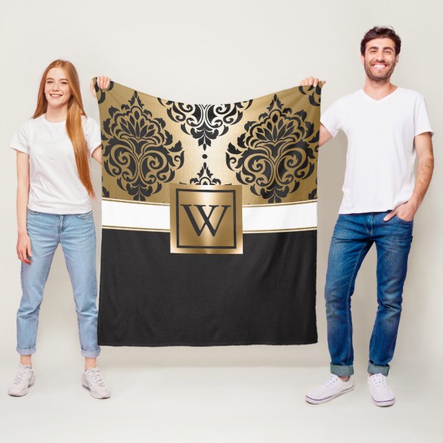 Cobertor De Velo Árabe Ouro e preto (In Situ)