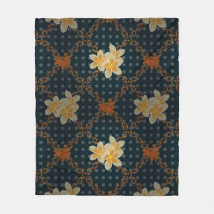 Cobertor De Velo Árabe. Vintage abstrato raster floral sem costura
