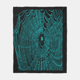 Cobertor De Velo Aranha Artística de Halloween Teia de Aranha Doodl