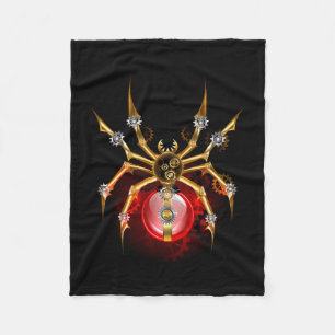 Cobertor De Velo Aranha-do-galo em preto