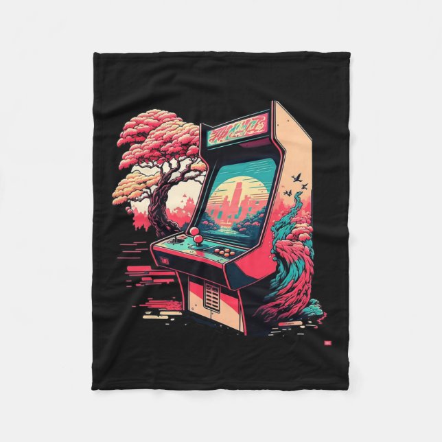 Cobertor De Velo Arcade de Jogo de Vídeo 1 (Frente)
