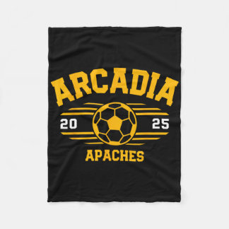 Cobertor De Velo Arcadia Apaches Soccer Byll 2025