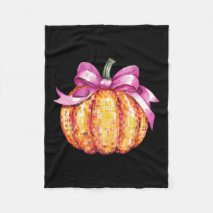 Cobertor De Velo Arco Cor-de-rosa Pumpkin Retro Queda Ação de Graça