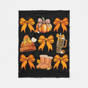 Cobertor De Velo Arco de Coquetes de Abóbora Retroativa Queda do Ou