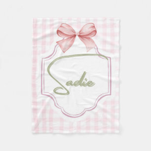 Cobertor De Velo Arco de Enfermeiro Personalizado da Menina Sadie