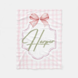 Cobertor De Velo Arco de Harper Baby Girl Personalizado