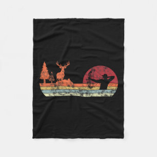 Cobertor De Velo Arco Deer Hunting Vintage Retro Archery