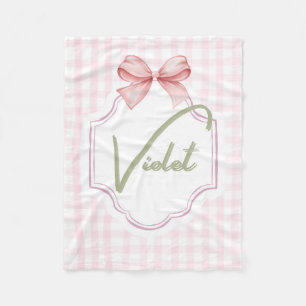 Cobertor De Velo Arco do infantário Violet Baby Girl Personalizado