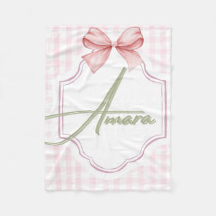 Cobertor De Velo Arco Personalizado do Amara Baby Girl