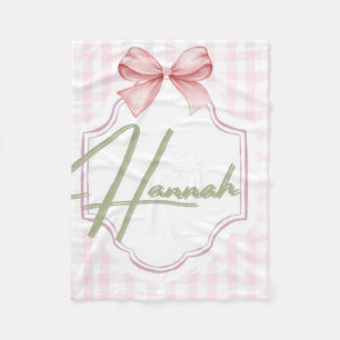 Cobertor De Velo Arco personalizado do aninha Hannah Baby Girl & Gi