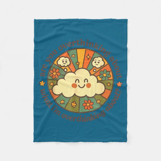 Cobertor De Velo Are You Overthinking About What I'm Overthinking A (Frente)