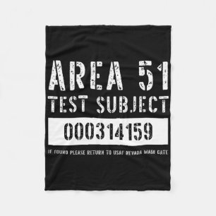 Cobertor De Velo Área 51 Testes De Sujeito De Abdução De Alienígena