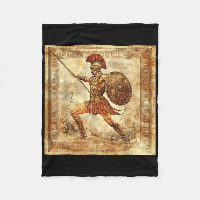 Cobertor De Velo Ares Gregos Guerreiro Deus Antiguidade Mitologia G (Frente)
