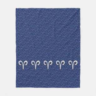Cobertor De Velo Aries Zodíaco - Sinal Azul - Camuflagem Digital A