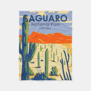 Cobertor De Velo Arizona do Parque Nacional do Saguaro, gigante do