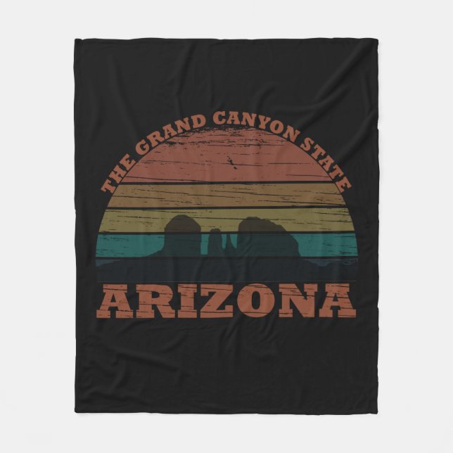 Cobertor De Velo Arizona Sedona — paisagem az vintage (Frente)