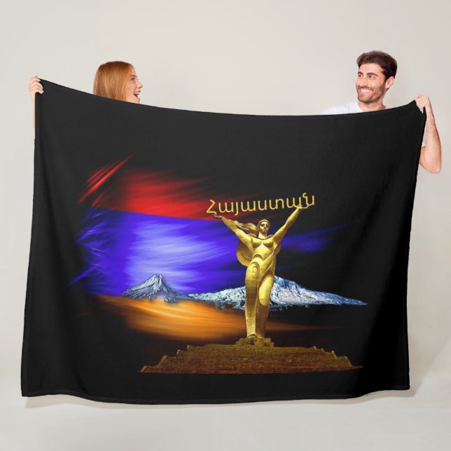 Cobertor De Velo Armênia (Հ ա ա ս տ յ ա) Fleece Blanket (In Situ)