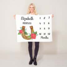 Arranjo Floral de Cavalinho de Ferradura para Bebê