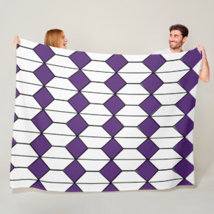 Cobertor De Velo Art Deco Diamantes e Hexágonos
