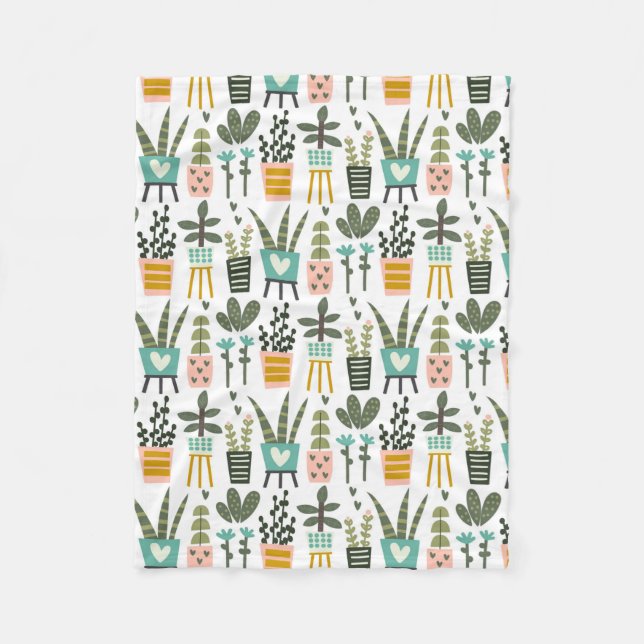 Cobertor De Velo Art Deco Planter (Frente)