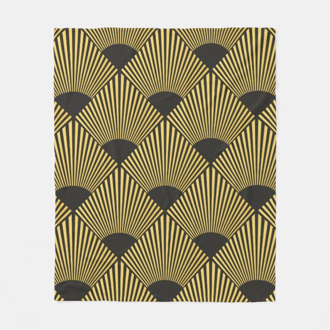 Cobertor De Velo Art Deco seamless pattern (Frente)