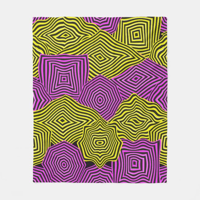 Cobertor De Velo Art Nouveau Geometric Pattern  (Frente)