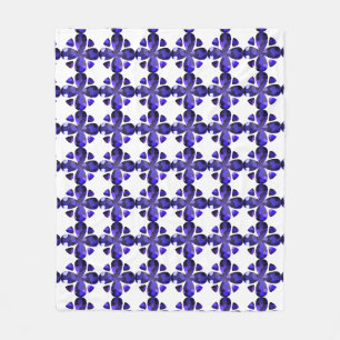 Cobertor De Velo Arte a cores, azul