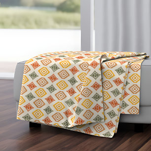 Cobertor De Velo Arte Aztec Padrão Tribal do Sudoeste