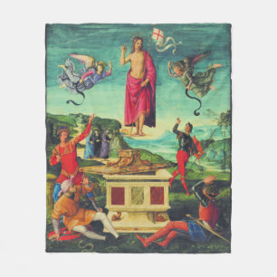 Cobertor De Velo Arte da Ressurreição de Jesus Cristo por Raphael