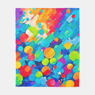 Cobertor De Velo Arte de Dança do Círculo Vibrante
