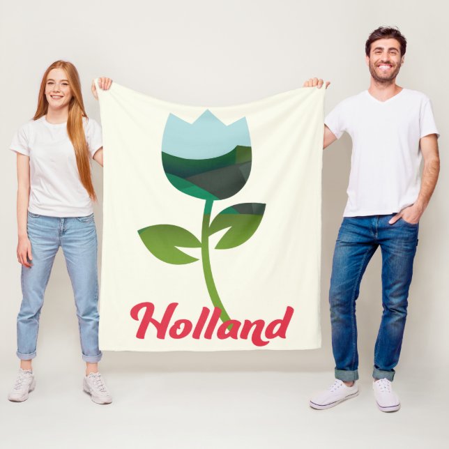 Cobertor De Velo Arte de férias de tulipas da Holanda (In Situ)