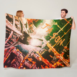Cobertor De Velo Arte de Grafite Parkour Personalizada