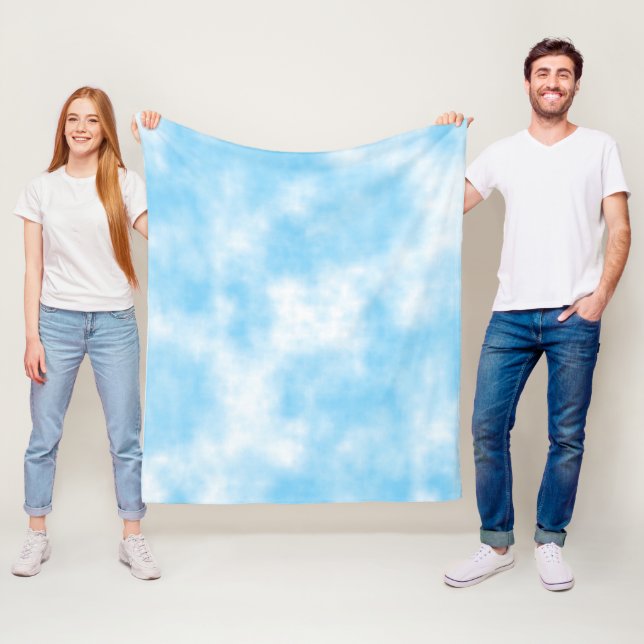 Cobertor De Velo Arte de Nuvem e Céu Azul Personalizado (In Situ)