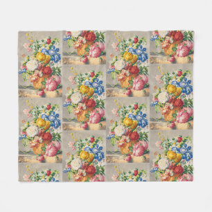 Cobertor De Velo Arte de Parede Botânica Floral Pastel Elegante Vin